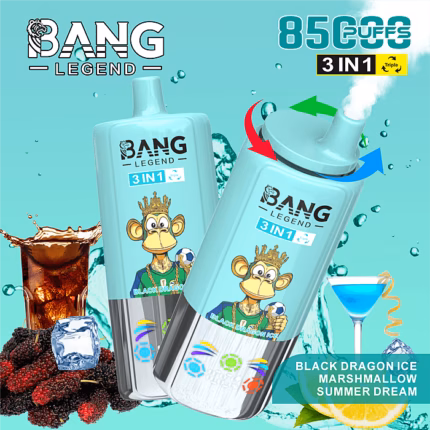 Bang Legend 85000 85K Puffs 3 in 1 Disposable Vape