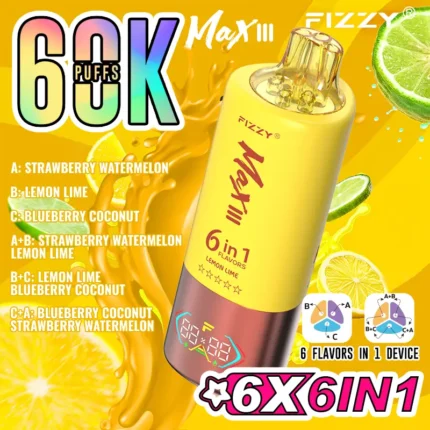 Fizzy Max III 60000 Puffs Disposable Vape